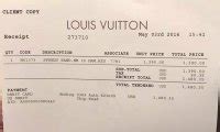 louis vuitton invoice|louis vuitton accepted payments.